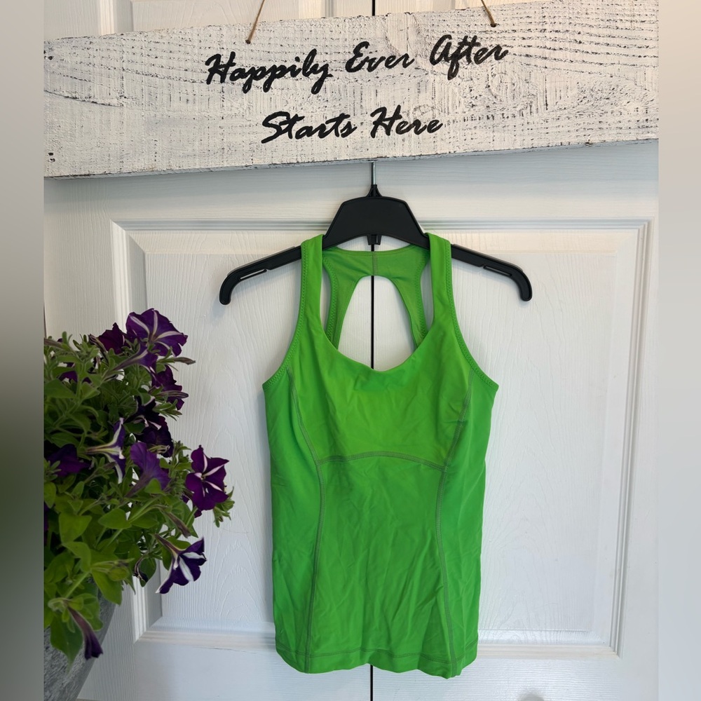 Lululemon Lime Green Tank Top (fits like Women’s US 4)